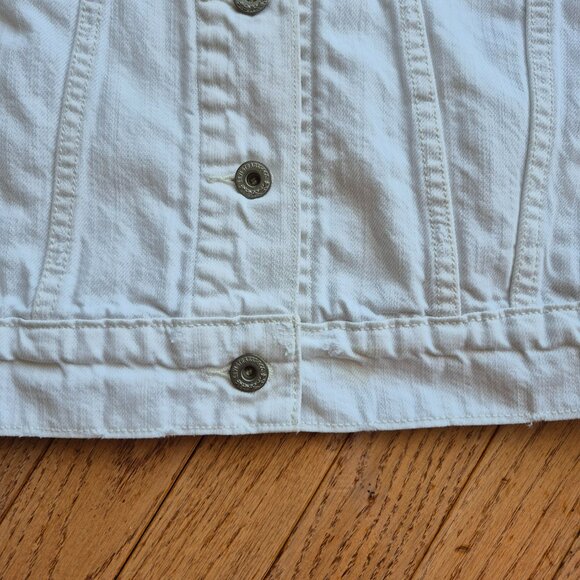 Levi's  Original Trucker Jacket White Medium - Picture 3 of 16